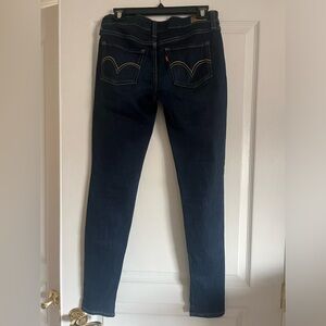 Levi's 535 Jeggings Women's Dark Blue Skinny Jeans 9
